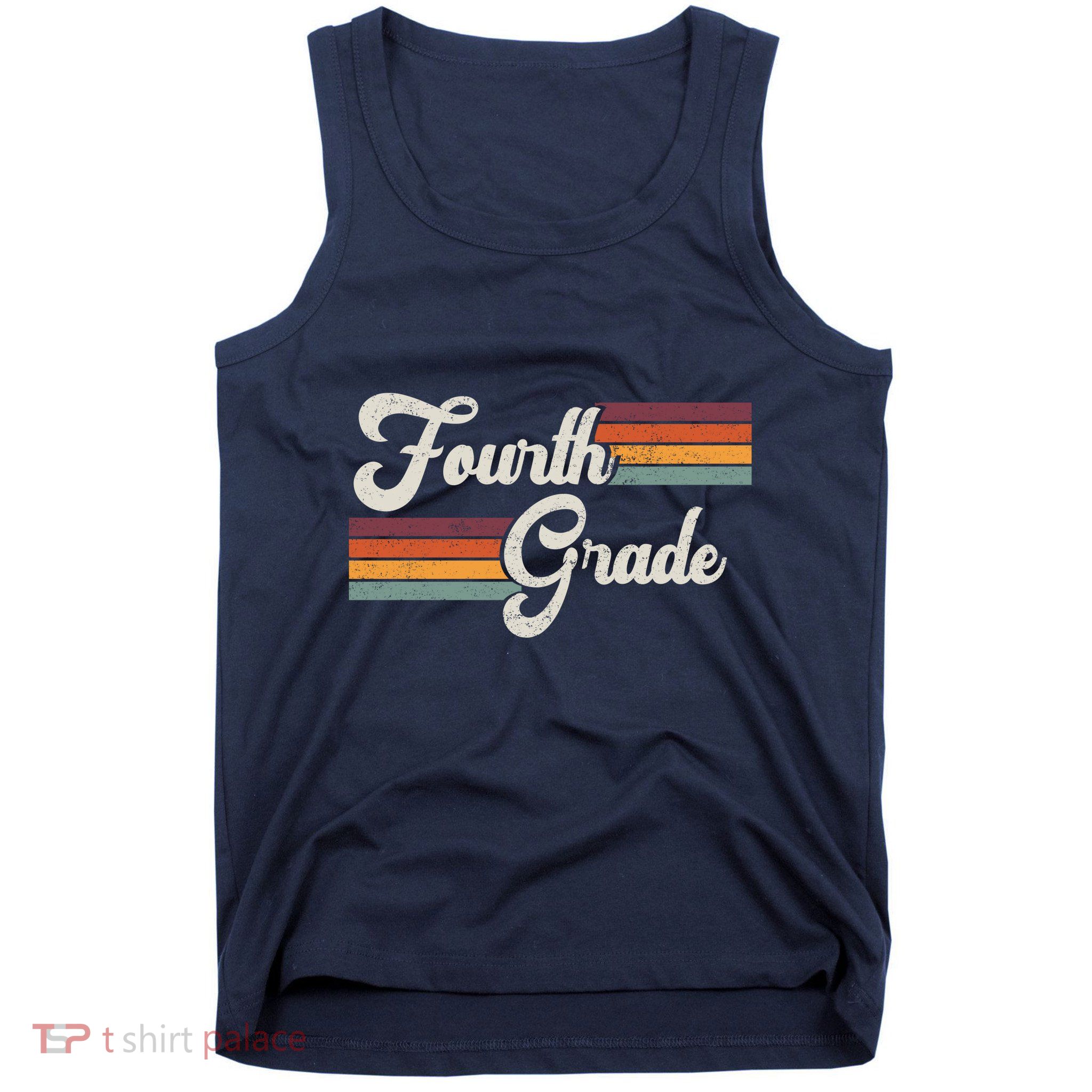 Fourth Grade Retro Vintage Tank Top