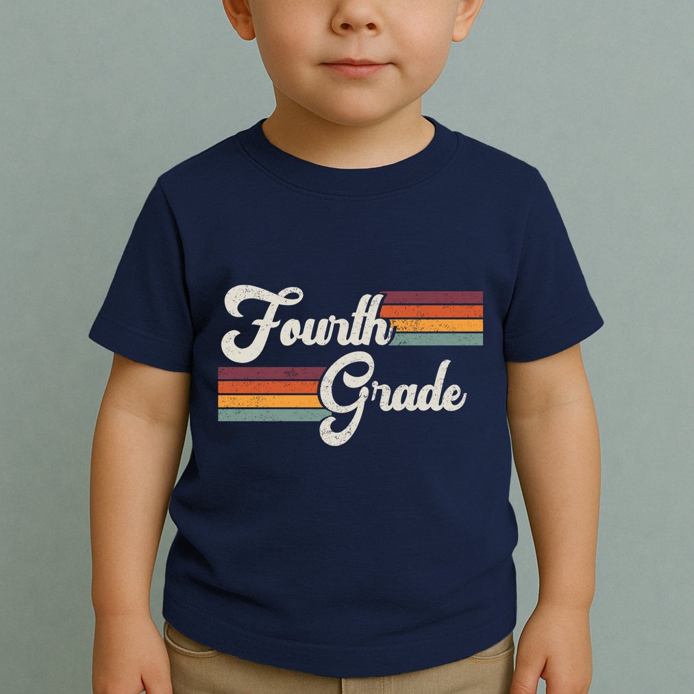 Fourth Grade Retro Vintage Toddler T-Shirt
