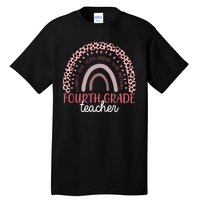 Fourth Grade Teacher Cute Inspiring Rainbow Tall T-Shirt