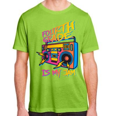 Fourth Grade Teacher Retro Adult ChromaSoft Performance T-Shirt