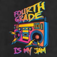 Fourth Grade Teacher Retro 7 Panel Mesh Trucker Snapback Hat
