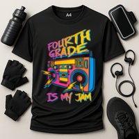 Fourth Grade Teacher Retro Cooling Performance Crew T-Shirt