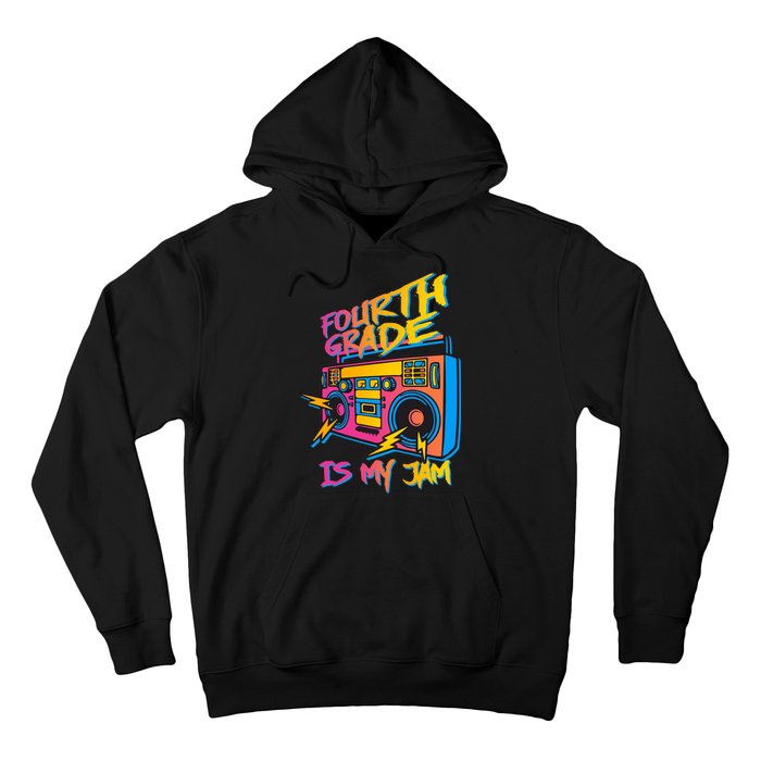 Fourth Grade Teacher Retro Hoodie