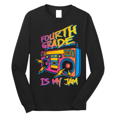 Fourth Grade Teacher Retro Long Sleeve Shirt