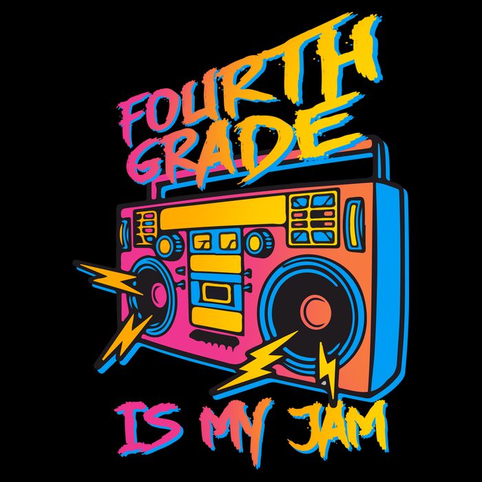 Fourth Grade Teacher Retro T-Shirt