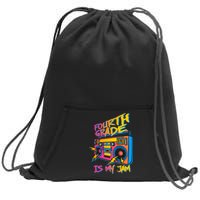 Fourth Grade Teacher Retro Sweatshirt Cinch Pack Bag