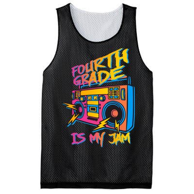 Fourth Grade Teacher Retro Mesh Reversible Basketball Jersey Tank