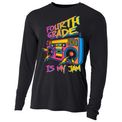 Fourth Grade Teacher Retro Cooling Performance Long Sleeve Crew