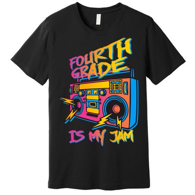 Fourth Grade Teacher Retro Premium T-Shirt