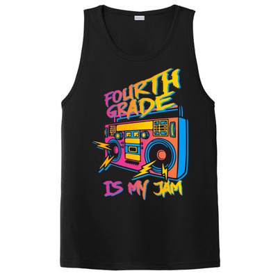 Fourth Grade Teacher Retro PosiCharge Competitor Tank