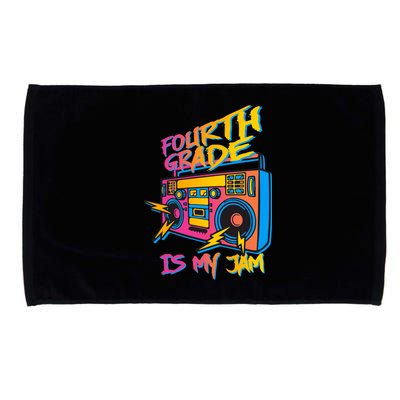 Fourth Grade Teacher Retro Microfiber Hand Towel