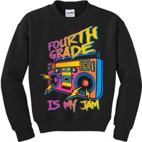 Fourth Grade Teacher Retro Kids Sweatshirt