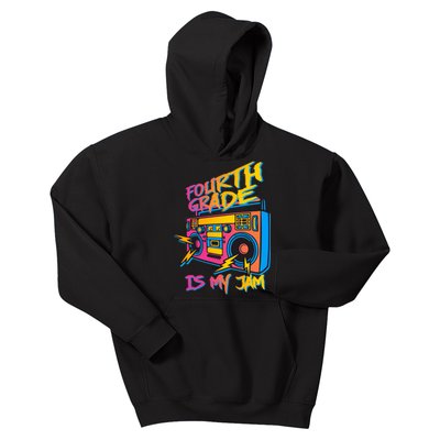 Fourth Grade Teacher Retro Kids Hoodie