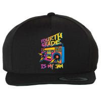 Fourth Grade Teacher Retro Wool Snapback Cap