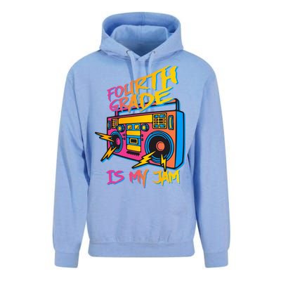 Fourth Grade Teacher Retro Unisex Surf Hoodie