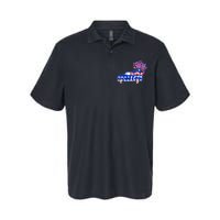 Fourth of July Fireworks Pickup Truck Softstyle Adult Sport Polo