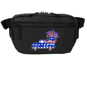 Fourth of July Fireworks Pickup Truck Crossbody Pack