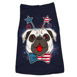 Fourth of July Fireworks Pug Dog Doggie Tank