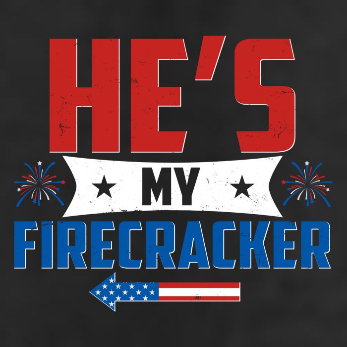 Fourth of July He's My Firecracker Matching Shirt Cool Comfort Performance Bucket Hat