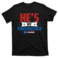 Fourth of July He's My Firecracker Matching Shirt T-Shirt