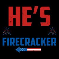 Fourth of July He's My Firecracker Matching Shirt 16oz Travel Tumbler
