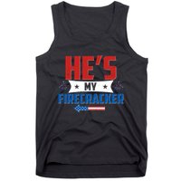 Fourth of July He's My Firecracker Matching Shirt Tank Top
