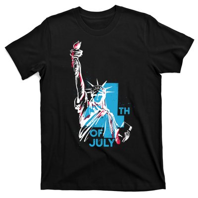 Fourth Of July Statue Of Liberty T-Shirt