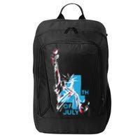 Fourth Of July Statue Of Liberty City Backpack