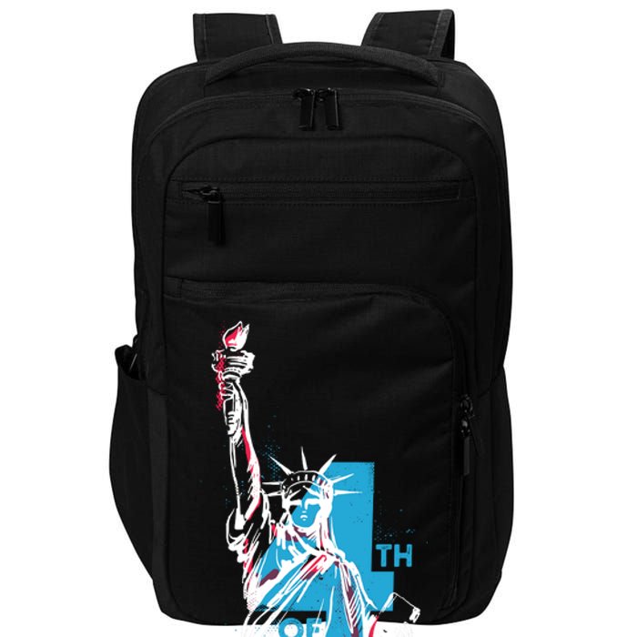 Fourth Of July Statue Of Liberty Impact Tech Backpack