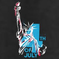 Fourth Of July Statue Of Liberty Adult Drive Performance Visor