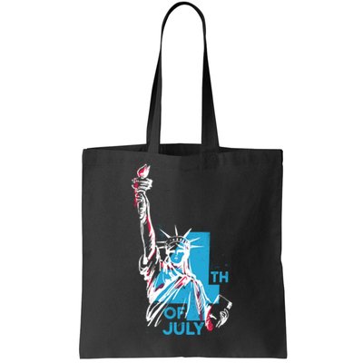 Fourth Of July Statue Of Liberty Tote Bag