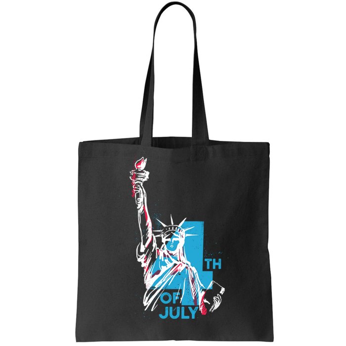 Fourth Of July Statue Of Liberty Tote Bag