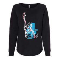 Fourth Of July Statue Of Liberty Womens California Wash Sweatshirt