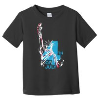 Fourth Of July Statue Of Liberty Toddler T-Shirt