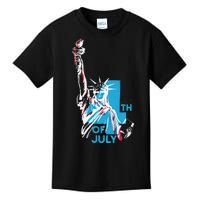 Fourth Of July Statue Of Liberty Kids T-Shirt