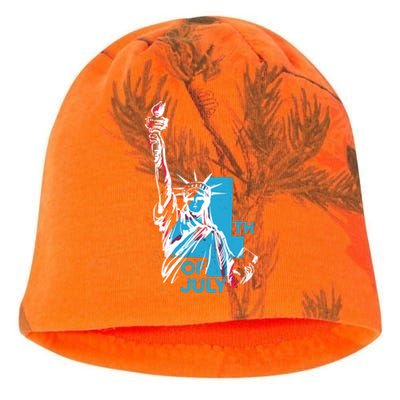 Fourth Of July Statue Of Liberty Kati - Camo Knit Beanie