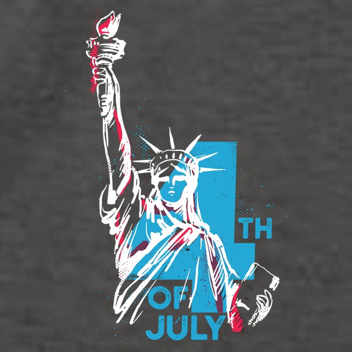 Fourth Of July Statue Of Liberty Vector Backpack