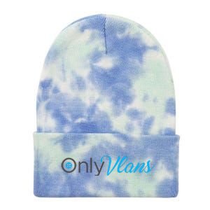 Funny Only Vlans Network Engineering Tie Dye 12in Knit Beanie