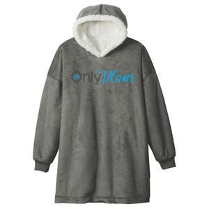 Funny Only Vlans Network Engineering Hooded Wearable Blanket