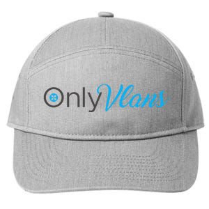 Funny Only Vlans Network Engineering 7-Panel Snapback Hat