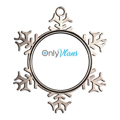 Funny Only Vlans Network Engineering Metallic Star Ornament