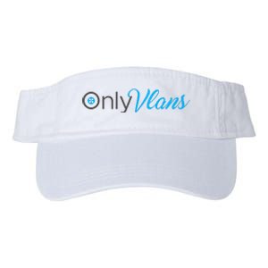 Funny Only Vlans Network Engineering Valucap Bio-Washed Visor