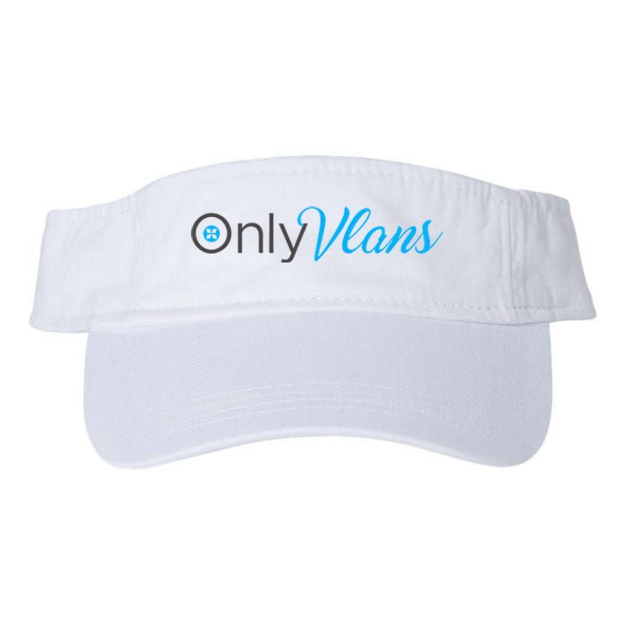 Funny Only Vlans Network Engineering Valucap Bio-Washed Visor