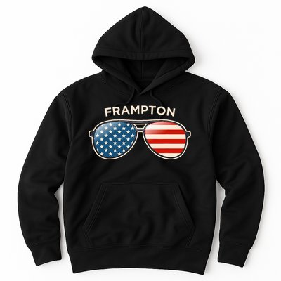 Frampton Oh Vintage Us Flag Sunglasses Hoodie