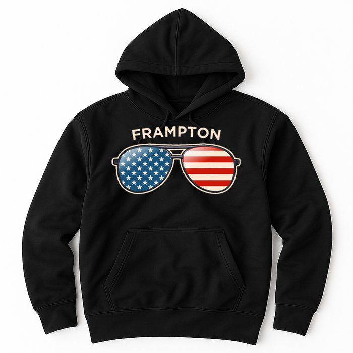 Frampton Oh Vintage Us Flag Sunglasses Hoodie