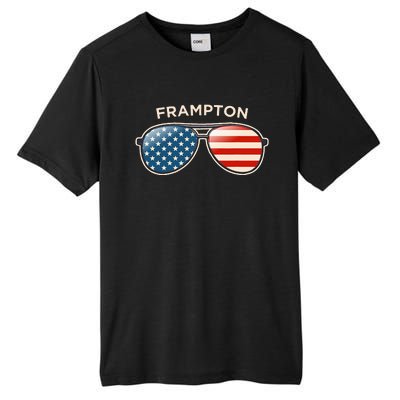 Frampton Oh Vintage Us Flag Sunglasses Tall Fusion ChromaSoft Performance T-Shirt