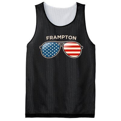 Frampton Oh Vintage Us Flag Sunglasses Mesh Reversible Basketball Jersey Tank