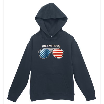 Frampton Oh Vintage Us Flag Sunglasses Urban Pullover Hoodie