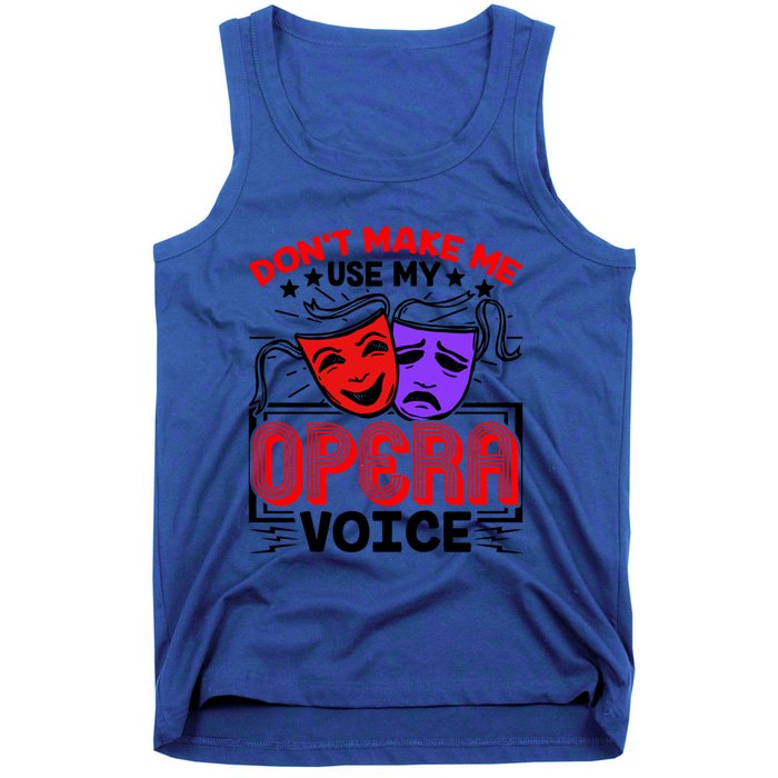 Funny Opera Voice Lover Singer Performer Songwriter Vocalist Cool Gift Tank Top