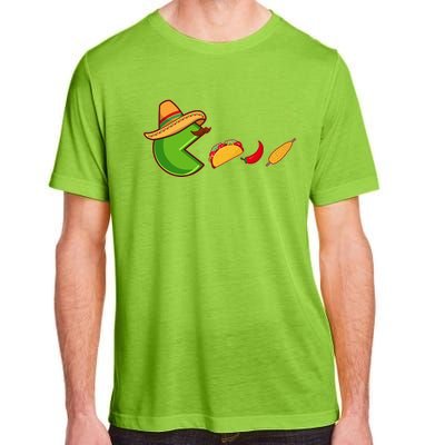 Funny Oldschool Video Game Cinco De Mayo Adult ChromaSoft Performance T-Shirt